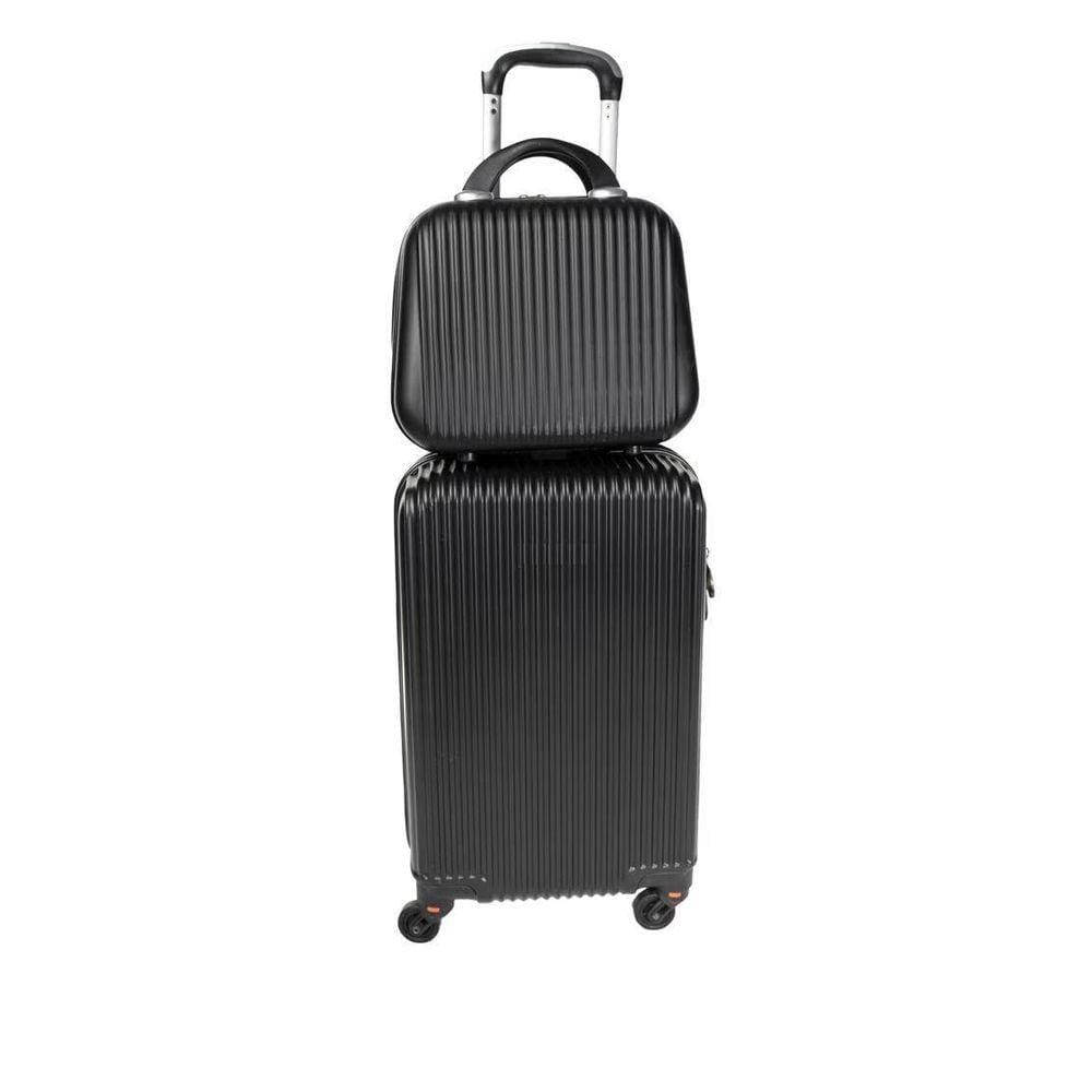 Mala De Viagem Grande 32Kg + Frasqueira C Abs Rodinhas 360