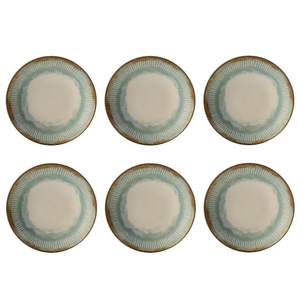 Conjunto De Pratos Fundos 06 Peças Coup Mediterrâneo Porto Brasil