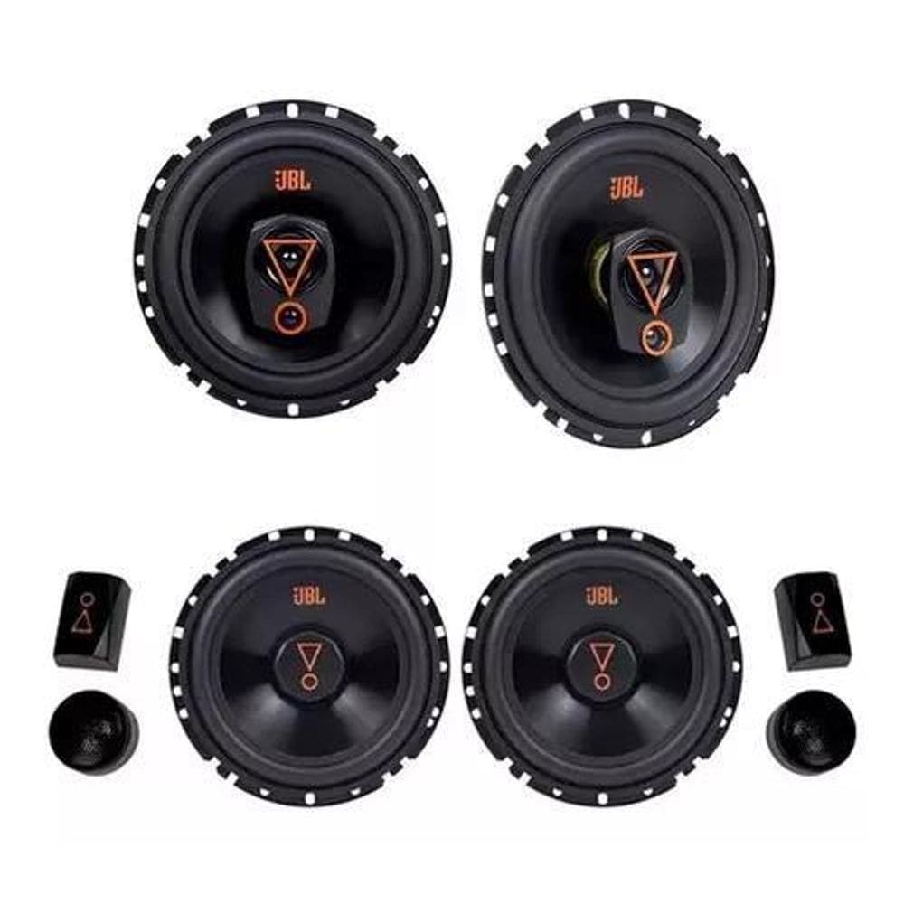 Kit Par Alto Falante 6 Pol JBL 120W Rms + Par Alto Falante 6 Pol JBL 80W Rms+ 2 Crossovers + 2 Tweeters