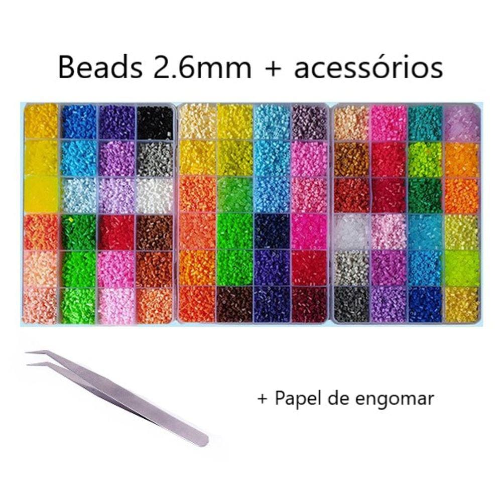 Beads 2.6mm 72 Cores 39000pcs Perler Beads Hama Beads Art