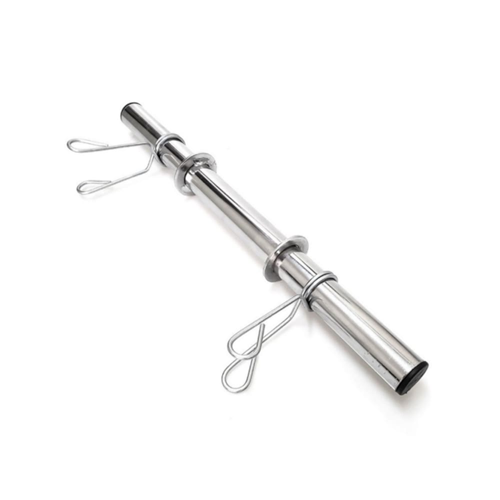 Barra Oca 40cm Halteres Presilhas Musculação Peso