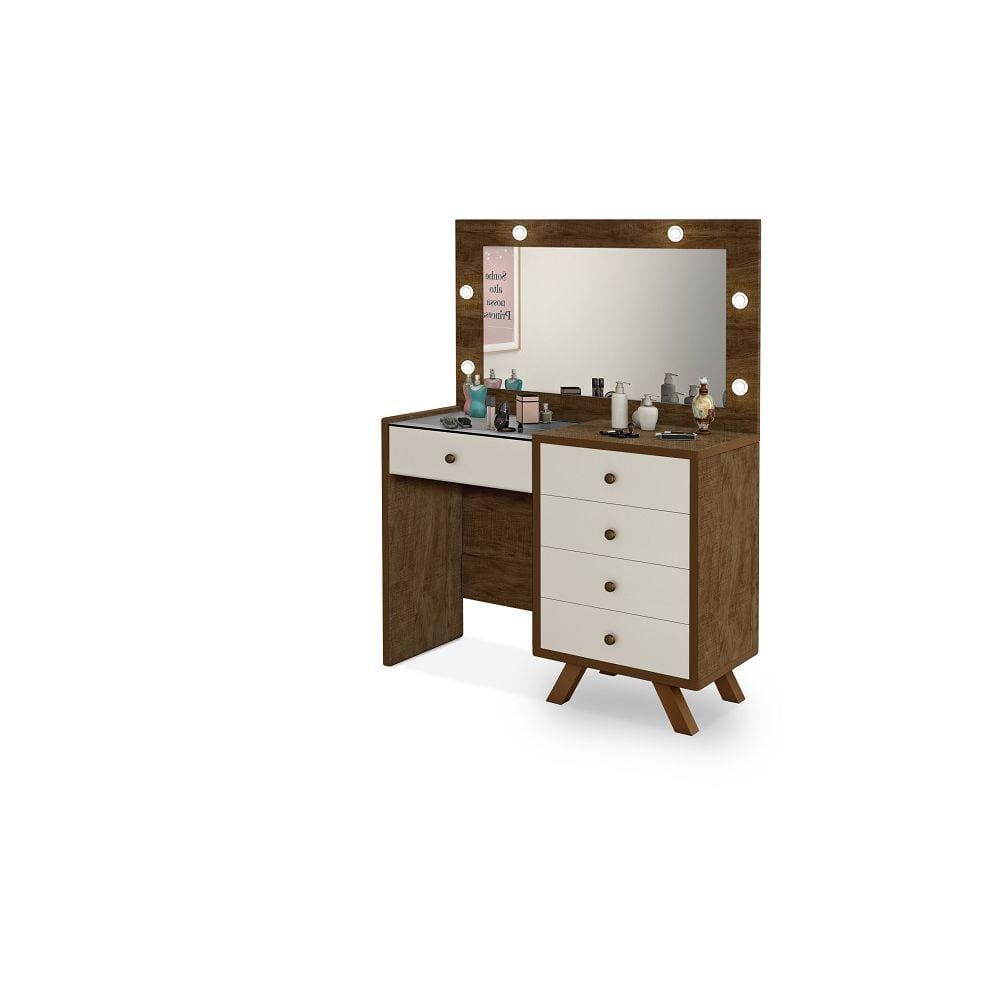 penteadeira camarim 5 gavetas estilo classico europeu luxo