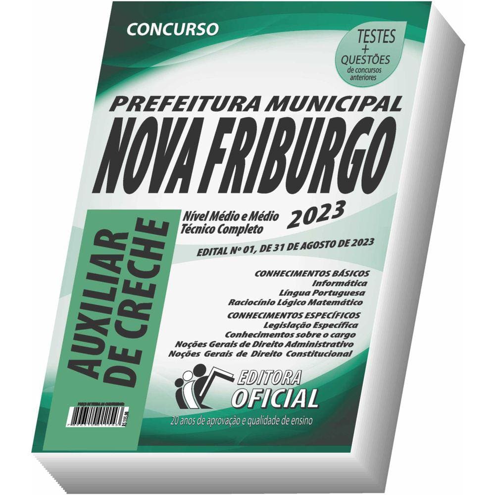 Apostila Prefeitura de Nova Friburgo - RJ - Auxiliar de Creche