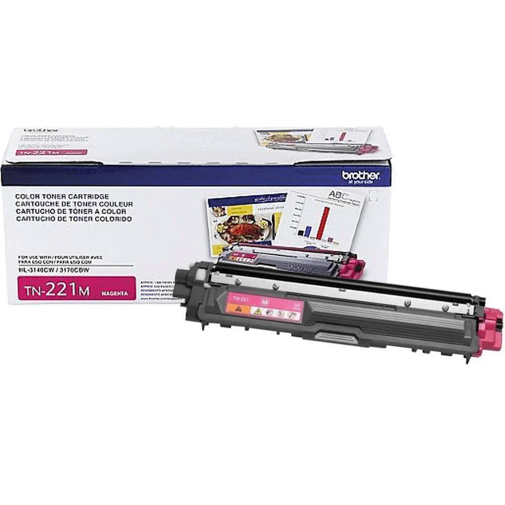 Cartucho Toner Brother TN-221M Magenta