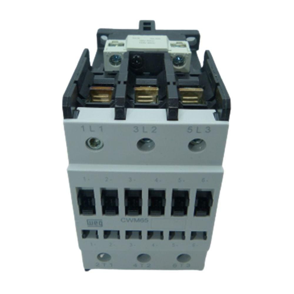 Contator Weg CWM 65.00 110v Chave 30 cv 65 Amp