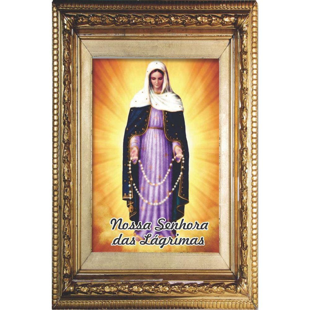 Santinho Nossa Senhora das Lágrimas 100 Un. c/ oração verso