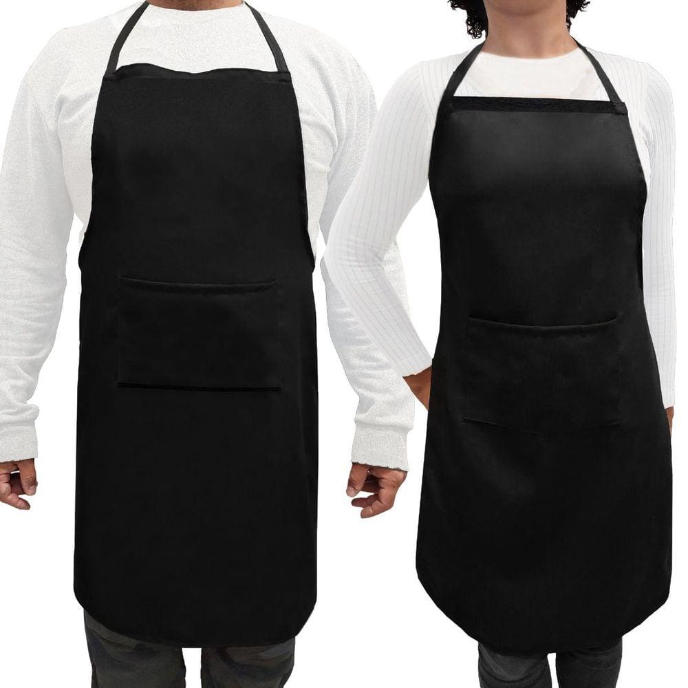 Avental Churrasqueiro Garçom Uniforme Eventos Cozinha Restaurante Bar Bebidas Tecido Oxford c/ Bolso