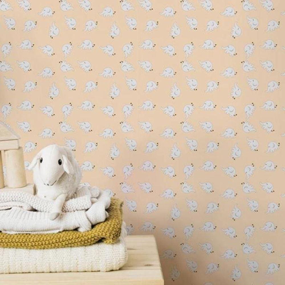Papel De Parede Infantil Elefante Baby