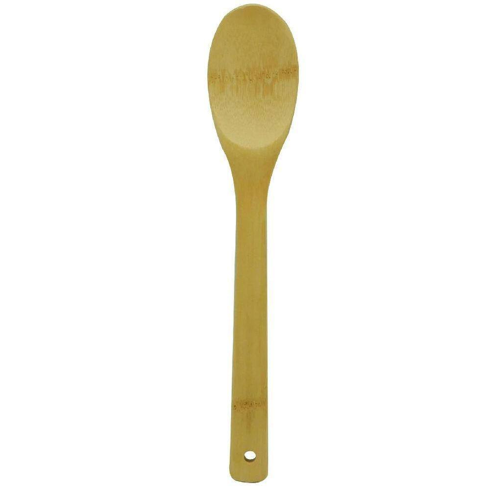 Colher De Bambu 30Cm Pegador Arroz Para Cozinha Multiuso