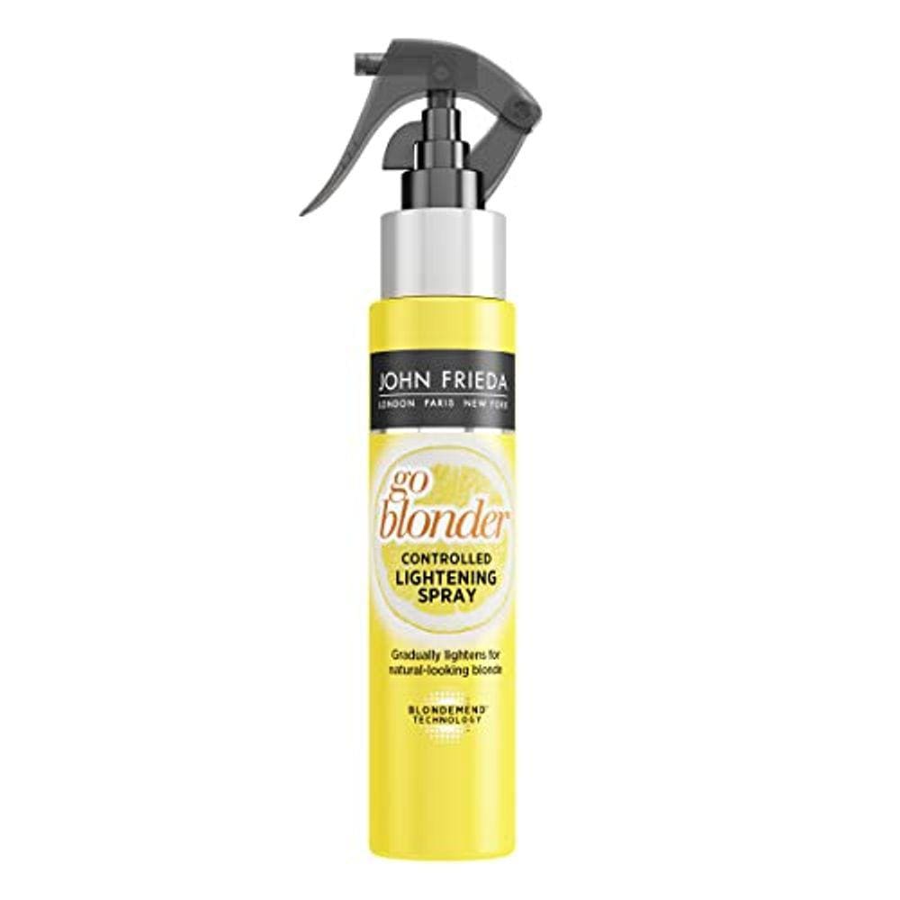 John Frieda Sheer Blonde Go Blonder Lightening Spray, Control Hair Lightener, to Gradually Lighte Hair, 3.5 Ounce, with Ci and Chamomile BlondMend Tec