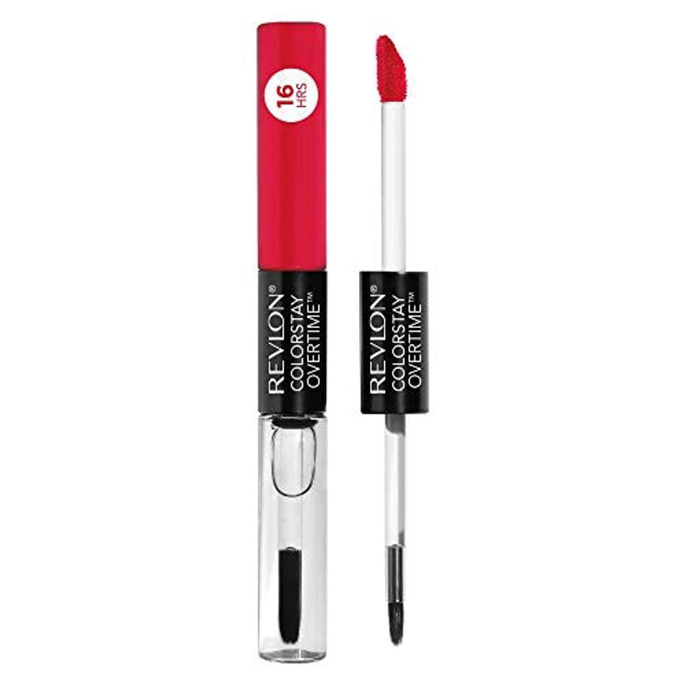 Lipcolor de Longa Duração, Dual Ended com Brilho Labial, Vermelho/Coral, Scarlet Eterno (040)