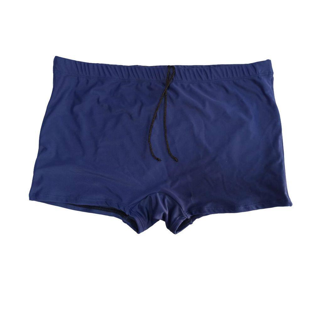 Sunga boxer adulto forrada azul marinho P ao 52