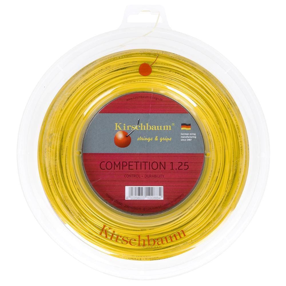 Corda Kirschbaum Competition 17L 1.25mm Rolo com 200 Metros Amarela