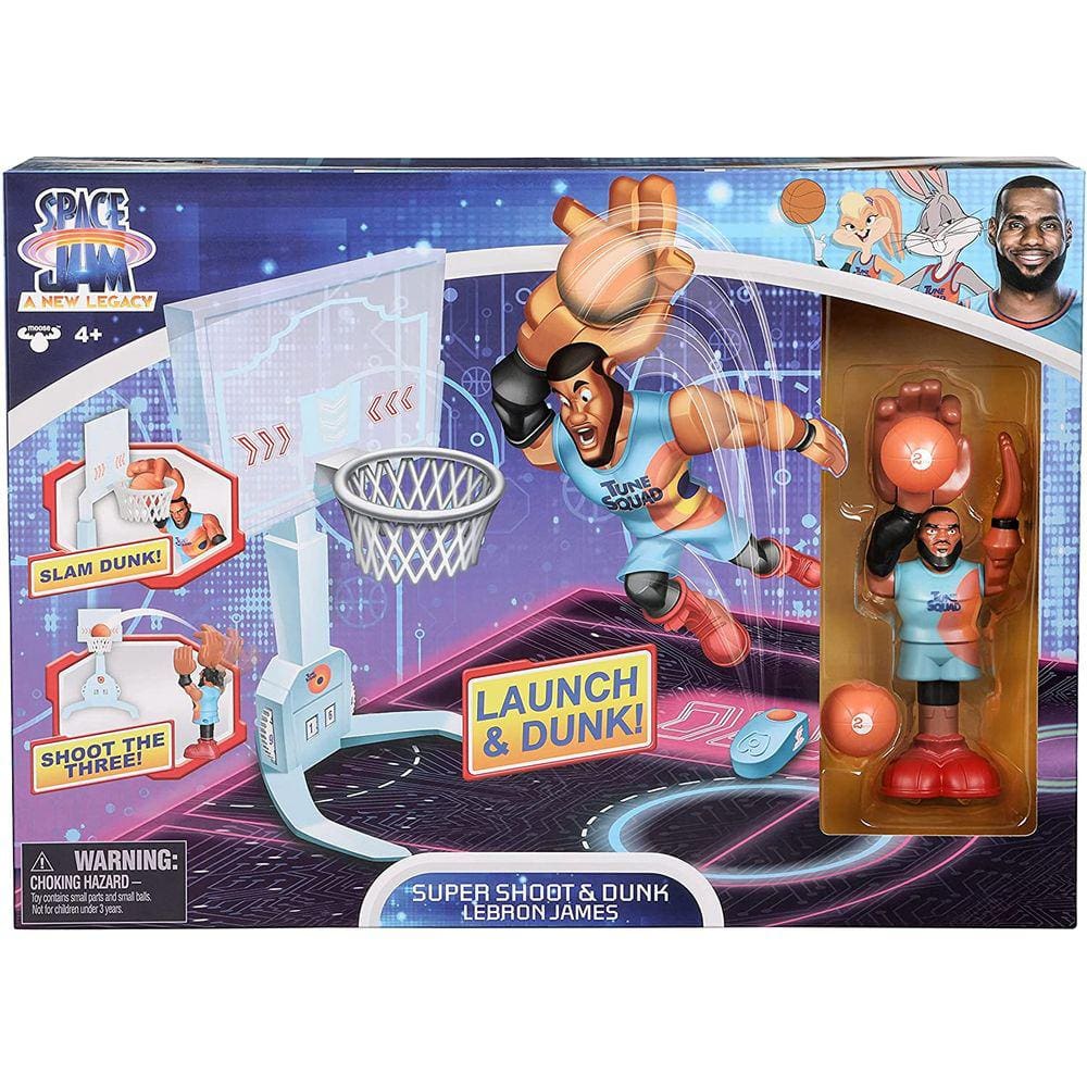 SPACE JAM: A New Legacy - Super Shoot & Dunk Playset com Lebron Figure