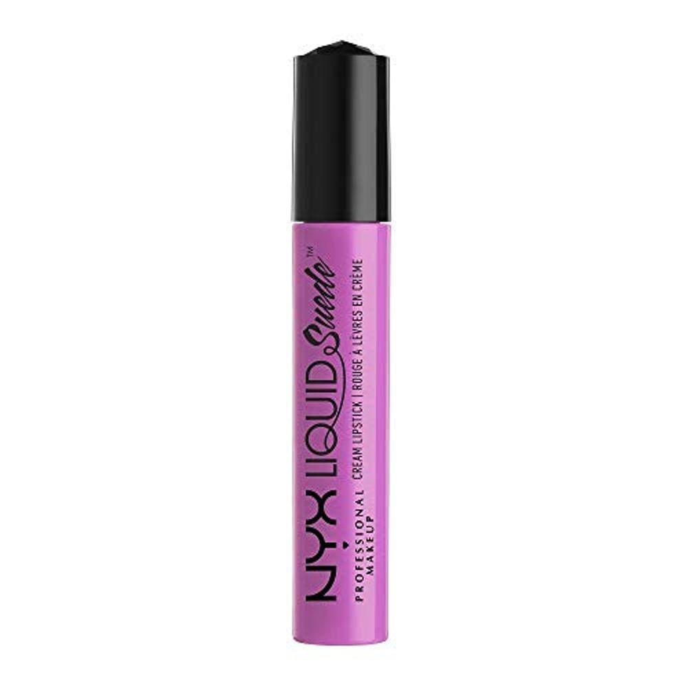 NYX PROFESSIONAL MAQUIAGEM Batom creme líquido de camurça - Respeite o Rosa, Fúcsia Leve com Tons Azuis