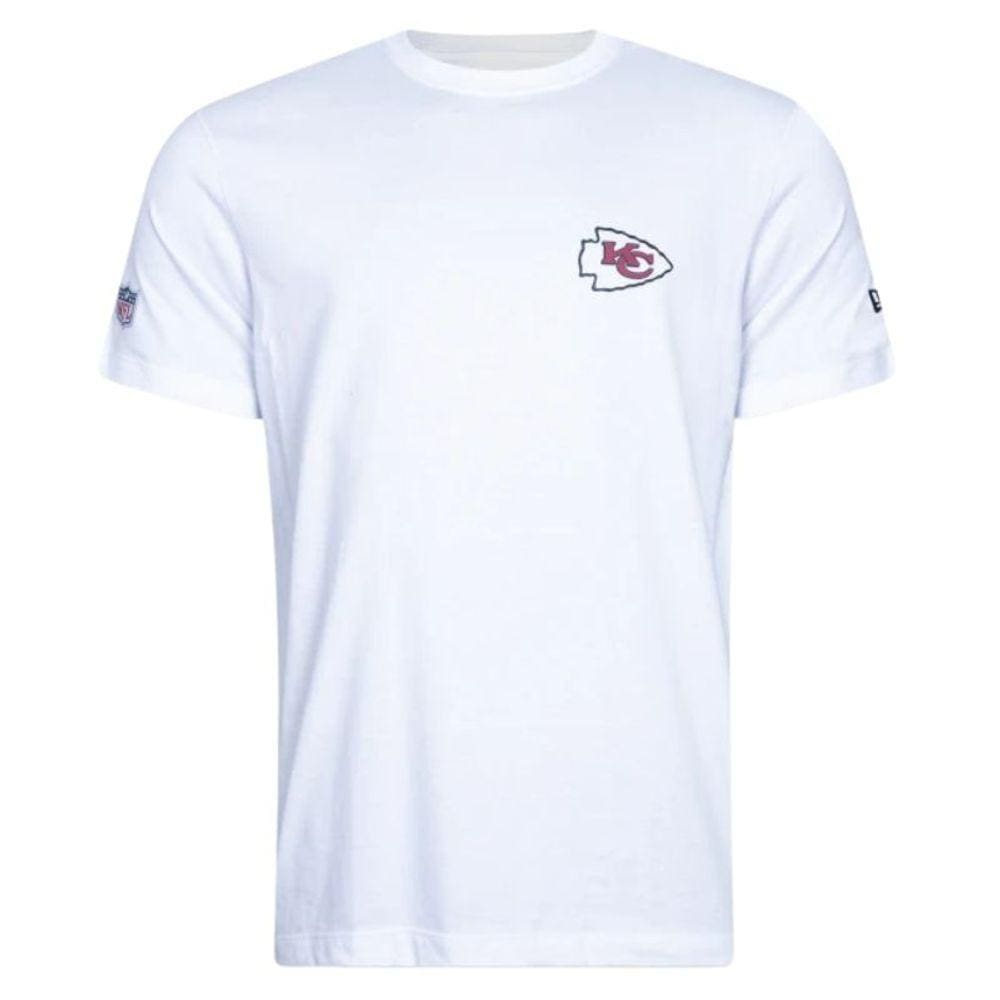 Camiseta Branca Regular NFL Kansas City Chiefs Core Masculina New Era Preta