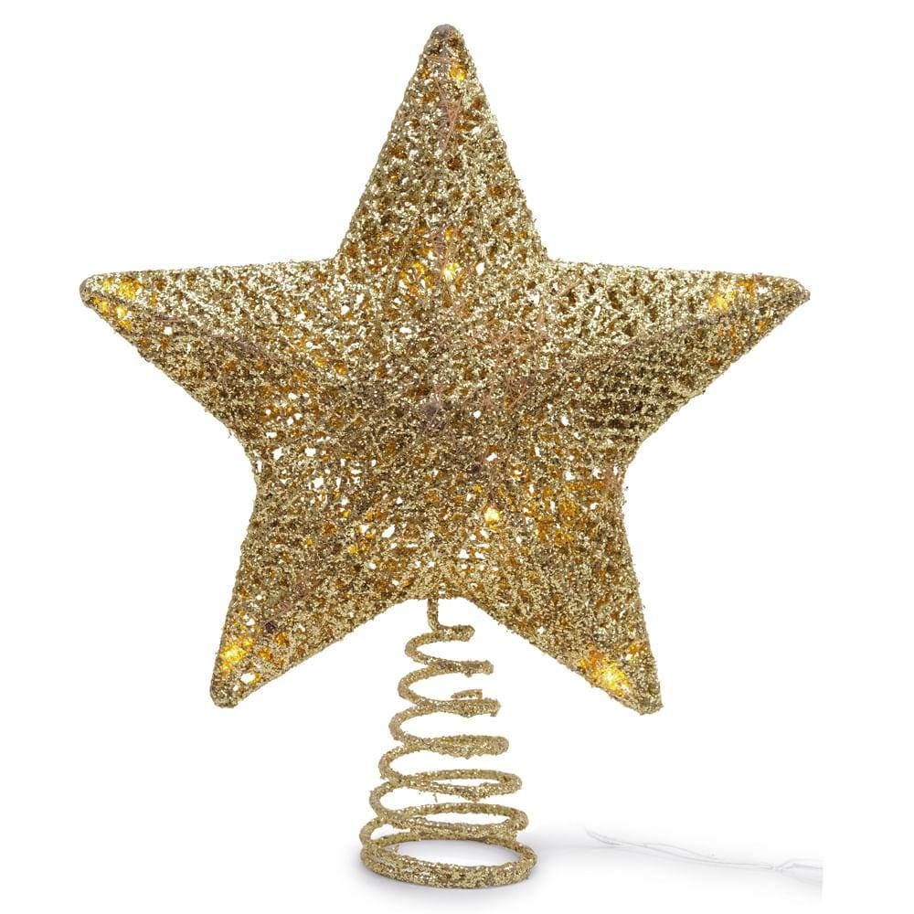 PONTEIRA DE Árvore ESTRELA LED CLARO A PILHA 2AA 1UN 1018639