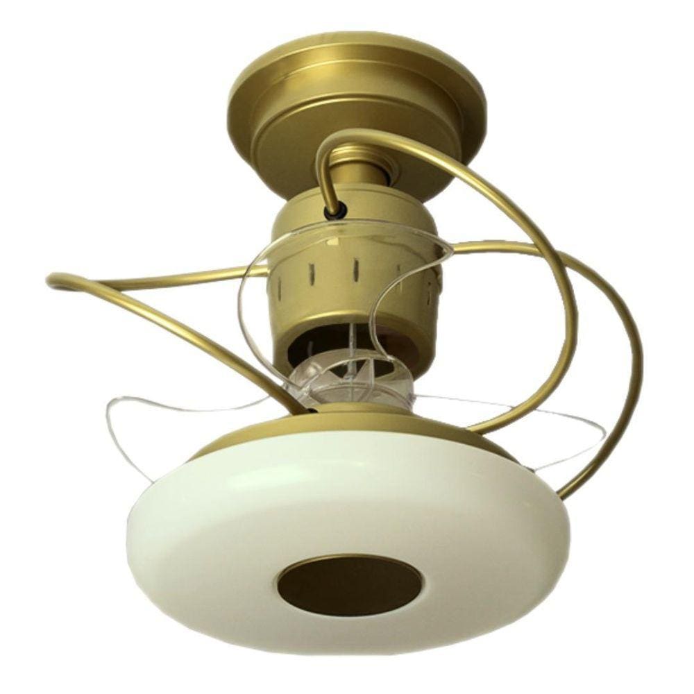 Ventilador De Teto Treviso Monaco Champanhe Controle Remoto