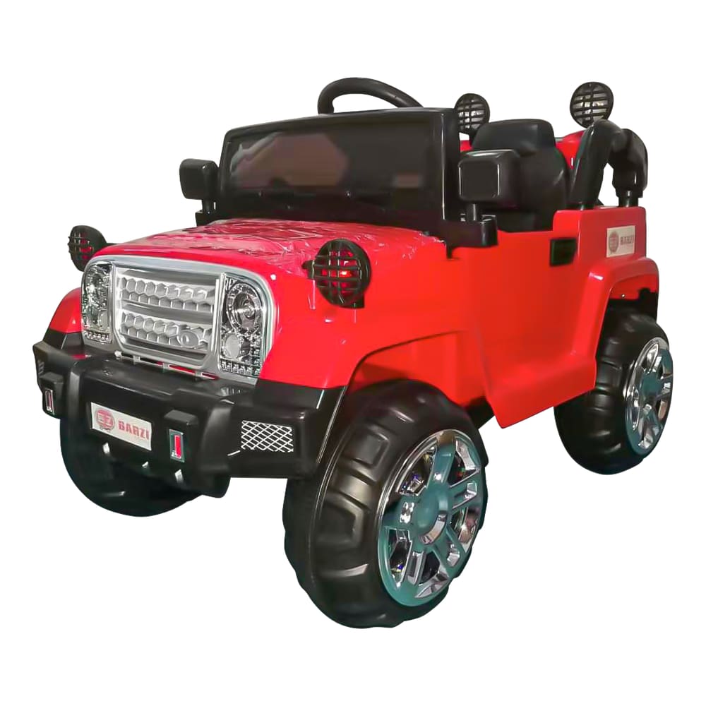 Carro Elétrico Jipe Elétrico Infantil BZ J1 12V Vermelho com Músicas e Luzes BARZI MOTORS