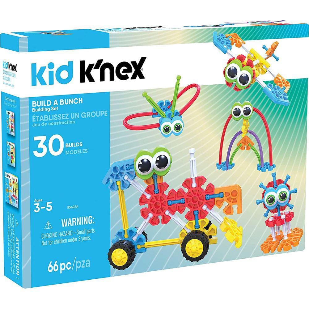 Kit de Construção Educativo KID K/NEX - 66 Peças - Crianças +3 anos (Exclusivo Amazon)