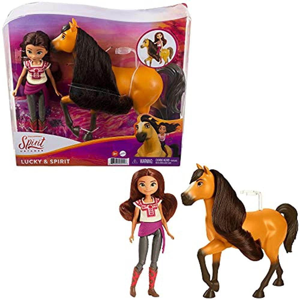 Mattel - Boneca Espiritual e Cavalo Sorte e Espírito