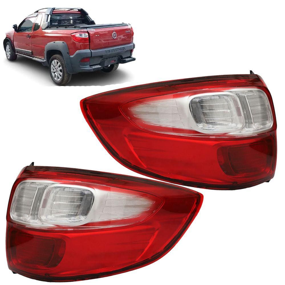Par Lanterna Traseira Fiat Strada 2014 2015 2016 2017 2018 2019