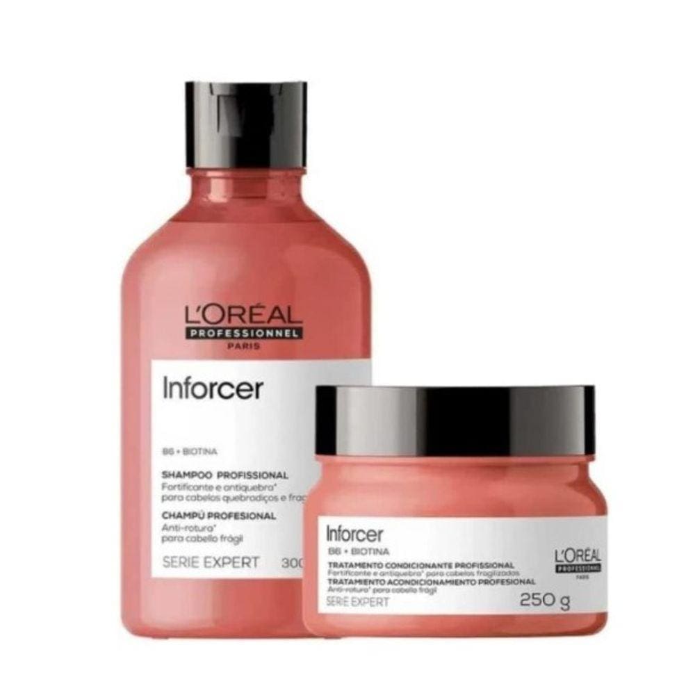 L`Oréal Profissionnel Serie Expert Inforcer (Kit Shampoo 300ml + máscara 250g)