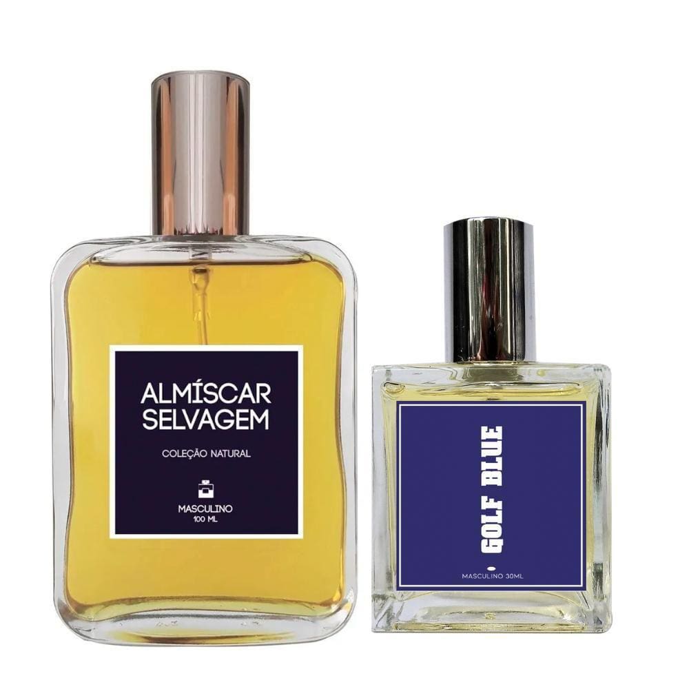 Kit Perfume Masc. - Almíscar Selvagem 100Ml + Golf Blue 30Ml