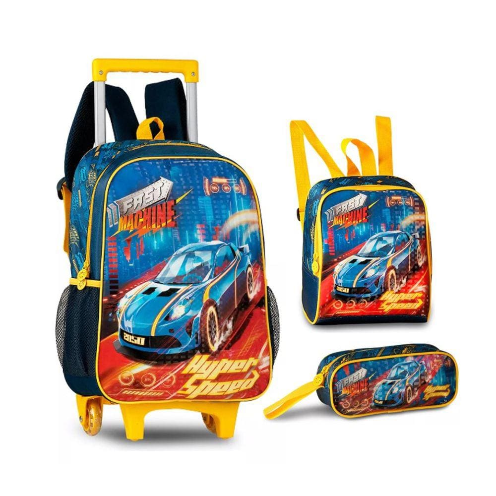 Kit Mochila Escolar Infantil Unicórnio