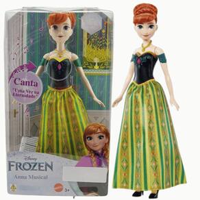 Boneca Anna Disney Frozen 2 - 30cm - Musical Vestido De Luxo