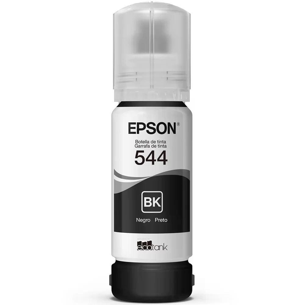 Refil de Tinta Epson T544 T544120 Preto 65ml