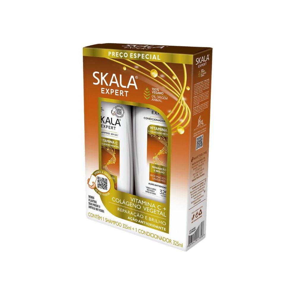 Kit Shampoo Skala 325ml+Cond 325ml Vit | Extra