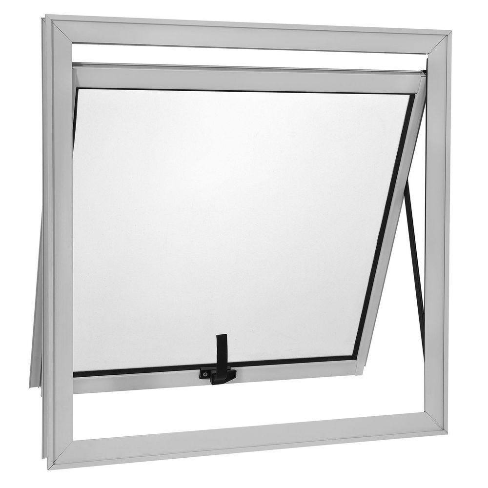 Janela Maxim-Ar 1 Secção Central Topsul Vidro Mini Boreal 80x80cm Esquadrisul