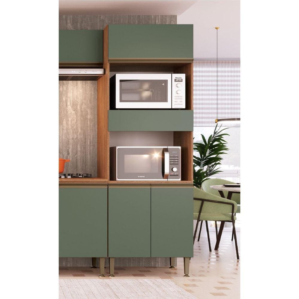 Torre Quente 4 Portas 2 Nichos para Forno Greta FREIJÓ/OLIVA