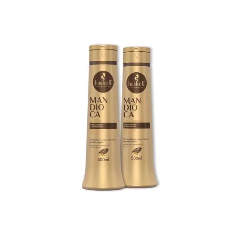 Kit Shampoo & Condicionador Haskell Mandioca 500ml