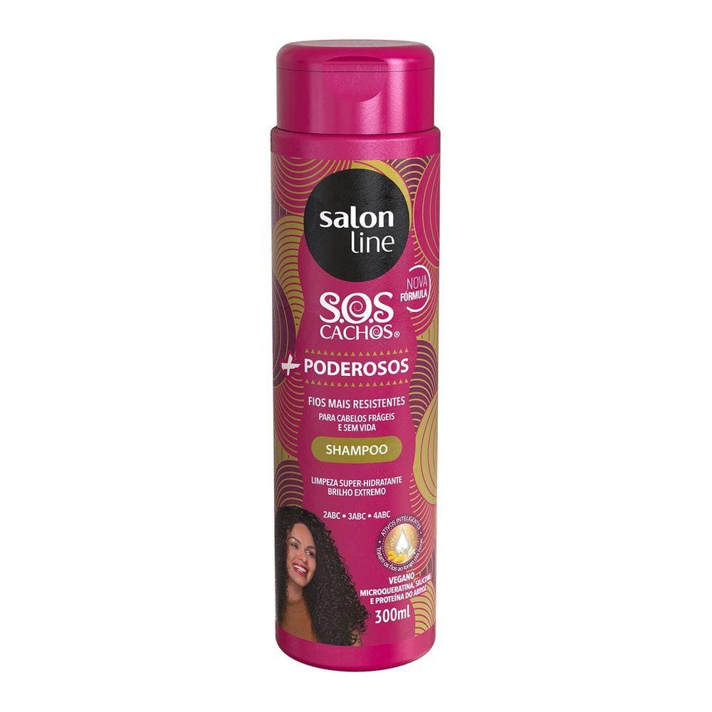 Shampoo SOS Cachos + Poderosos Da Salon Line 300ml