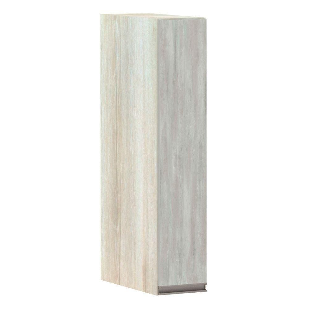 Armário Para Cozinha 15cm 1 Porta Legno Crema C/Concreto