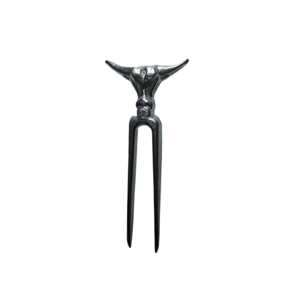 Garfinho Espeto Design Rustico Mini Boi Para Churrasco