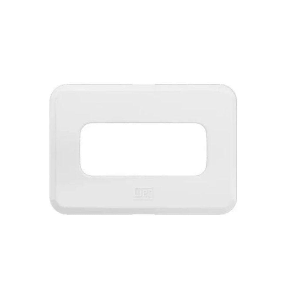 Mini Placa de Embutir Móveis 1 Posição Branco - Composé
