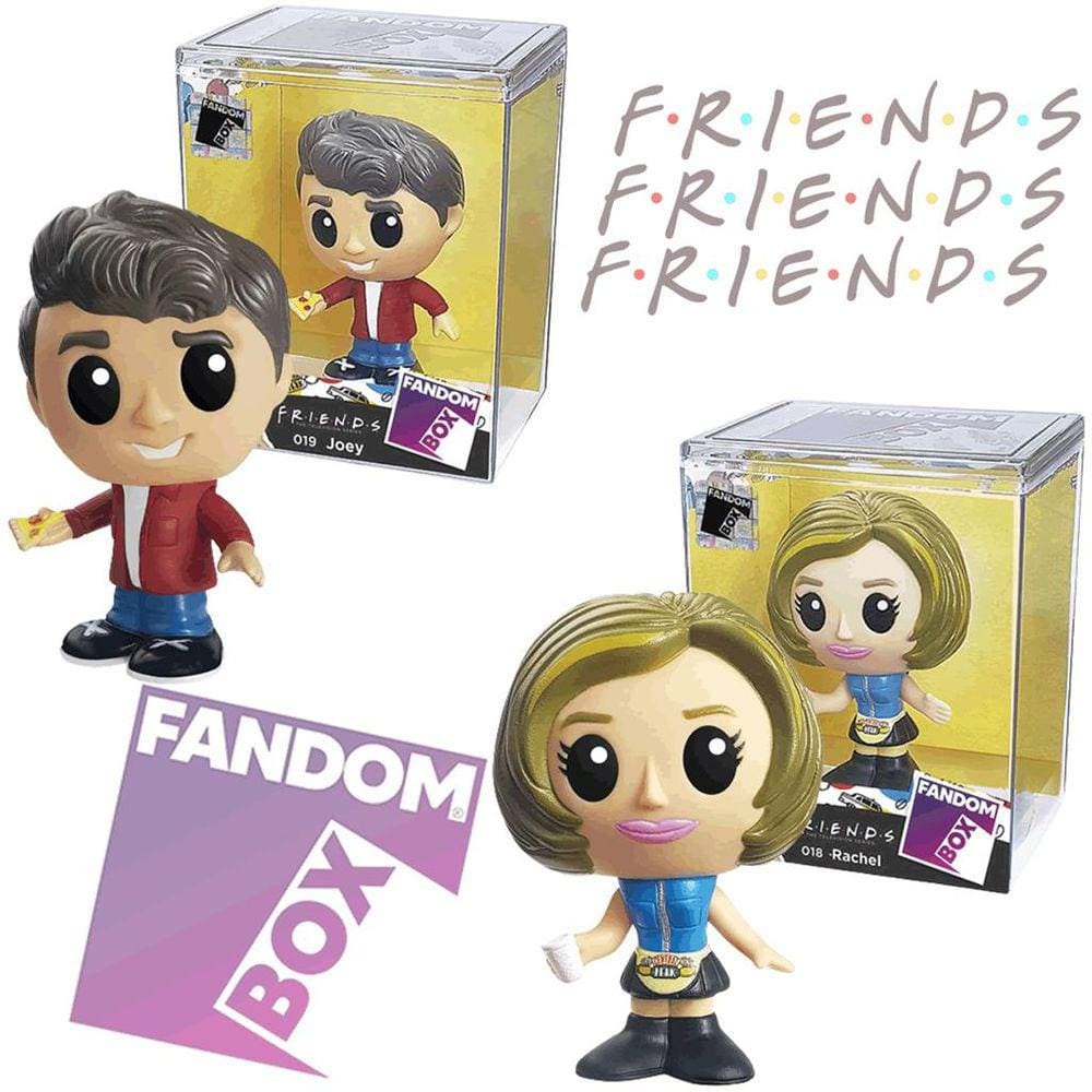 Boneco Pop Joey e Rachel Série de TV Friends Fandom Box