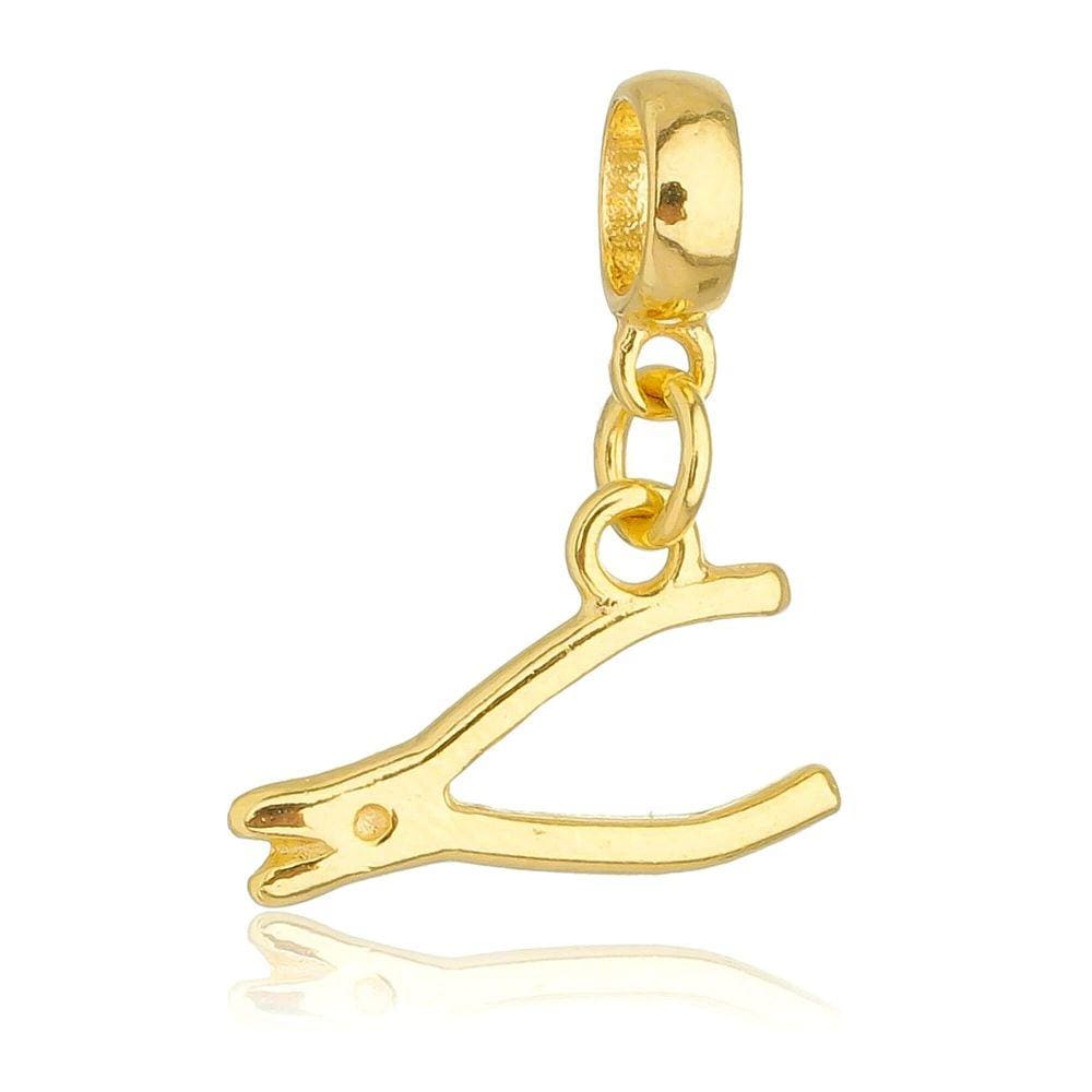 Pingente Berloque Alicate Pandora Banhado a Ouro 18k - Premium