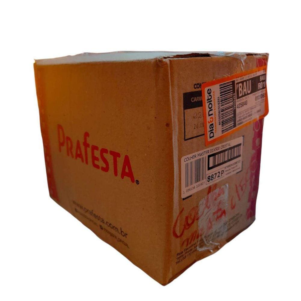 Colher Master Transparente PraFesta c/500 un