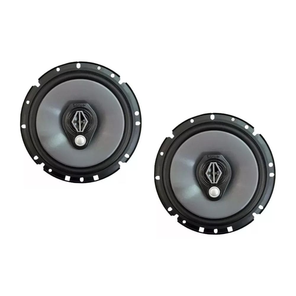 Par Alto Falantes Triaxial Bomber Slim BBR 6 Pol 100W Rms 4 Ohms