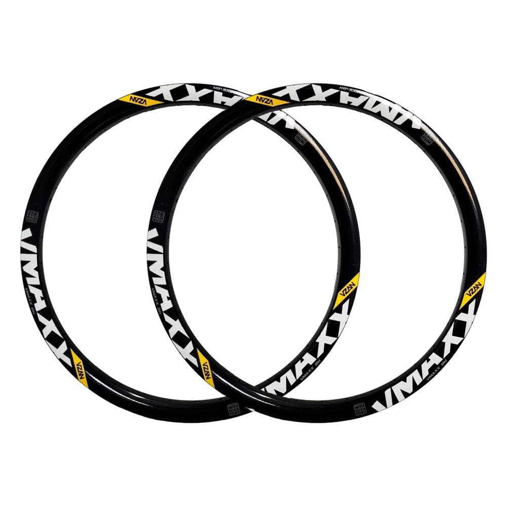 Kit 2 Aros 26/36 Furos Vmaxx DH Schrader Freio A Disco Parede Dupla Vzan