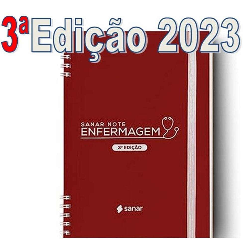 Sanar Note De Enfermagem 3 Edição 2023