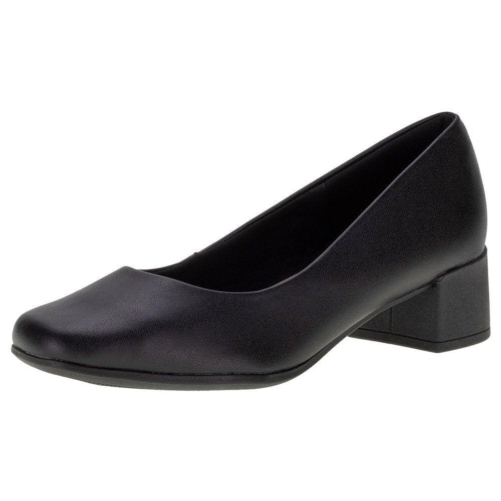 Sapato Feminino Salto Grosso Usaflex - Aj0104