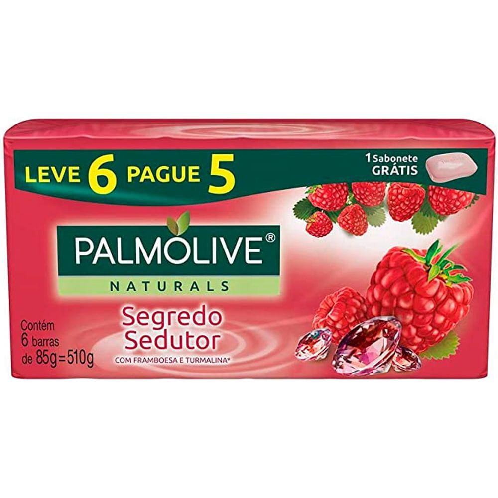 Kit Sabonete Palmolive Segredo Sedutor Turmalina - Leve 6 Pague 5