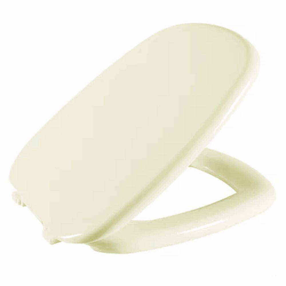 Assento Sanitário Stylus Pergamon (Bege Claro) Tampa para Vaso Celite Almofadado