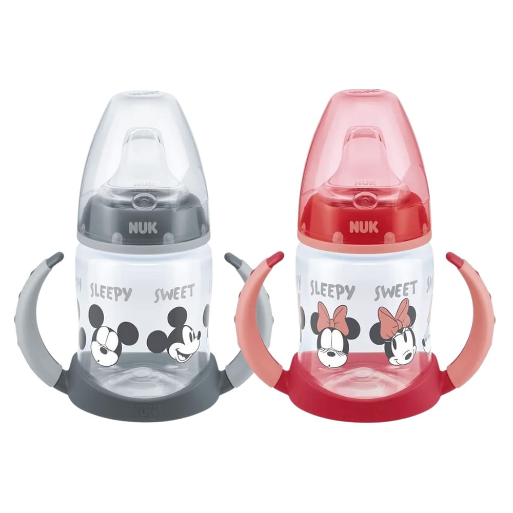 Copo de Treinamento Bico Silicone Disney Baby Minnie Mickey Mouse 150ml 6 -18 Meses - NUK