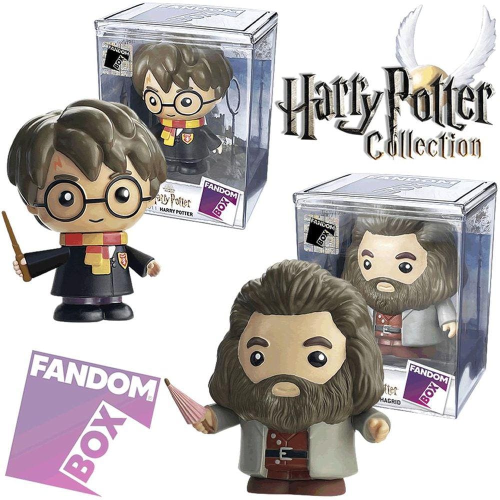 Boneco Pop Harry Potter e Rubeo Hagrid Coleção Fandom Box